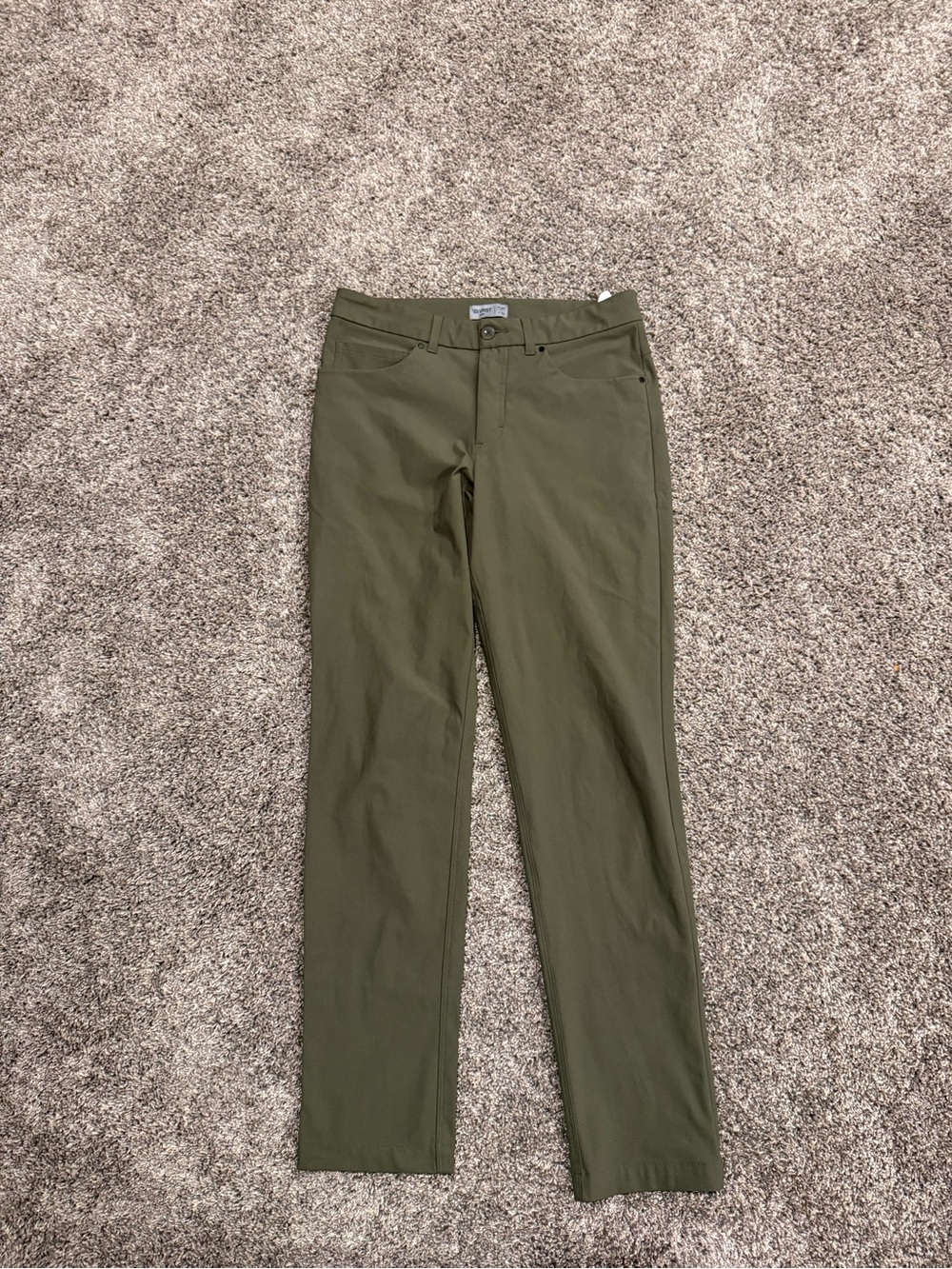 VRST Slim Fit Olive Chinos for Men